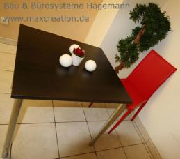 tisch_wenge_chrom_beine_leder_stuhl_rot_vierfu