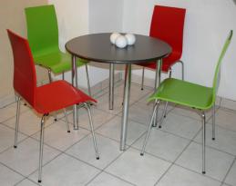 vierfuss_stuehl_rot_gruen_tisch_edelstahl_chrom_gestell_3.jpg